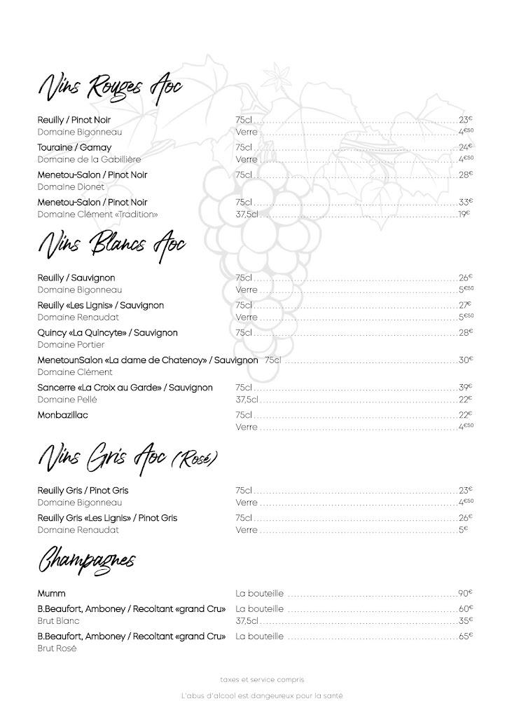 Le Petit Charles - Menu Image 1